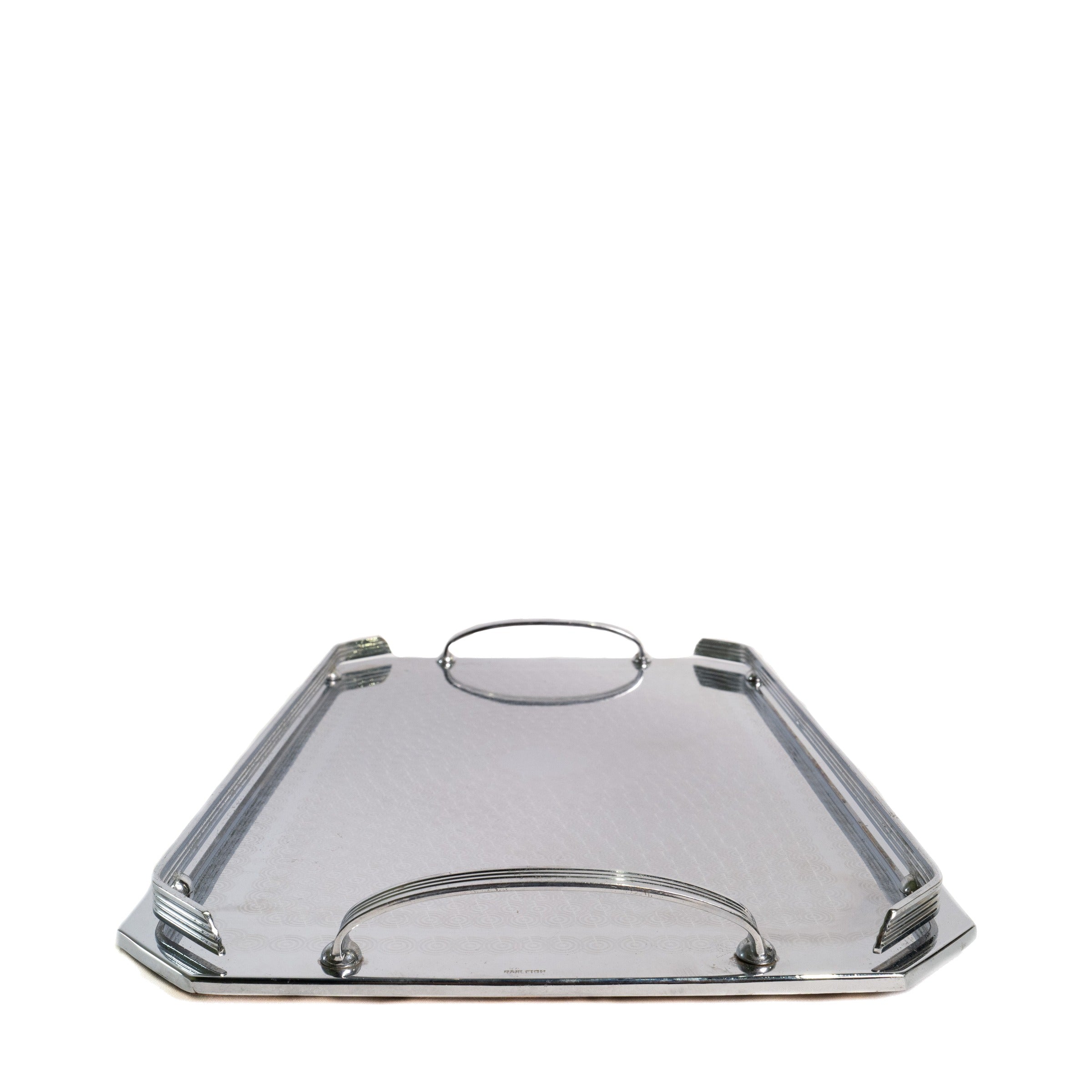 Ranleigh Art Deco Chrome Cocktail Tray