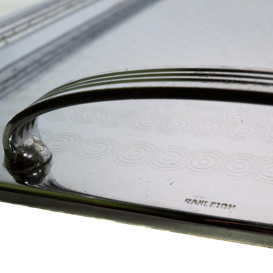 Ranleigh Art Deco Chrome Cocktail Tray