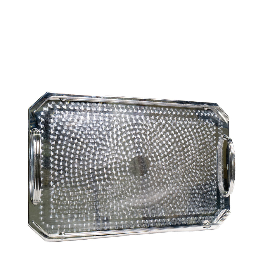 Ranleigh Art Deco Chrome Cocktail Tray