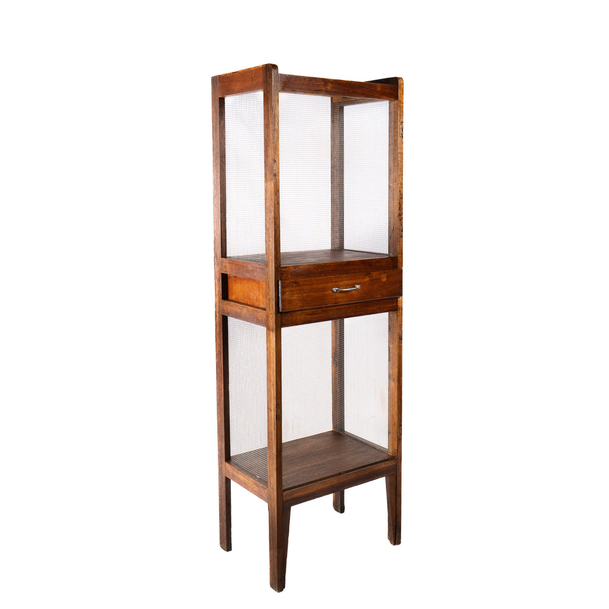 Australian Meat Safe, Opened as Shelving, 1940s