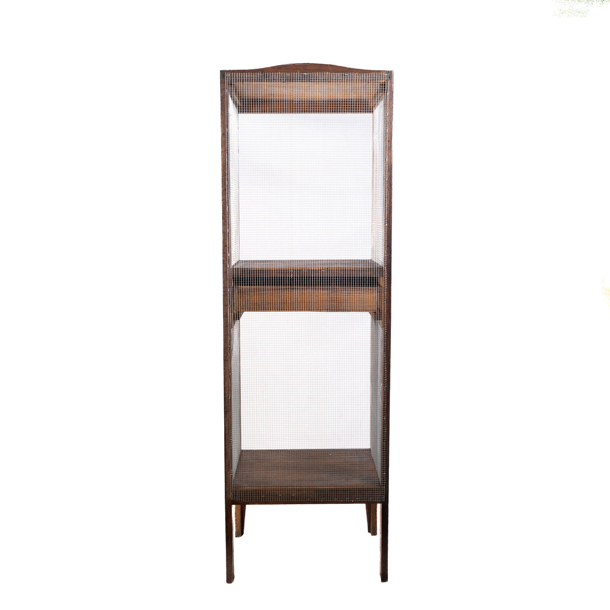 Australian Meat Safe, Opened as Shelving, 1940s