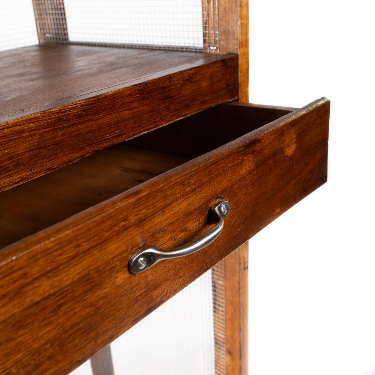 Australian Meat Safe, Opened as Shelving, 1940s