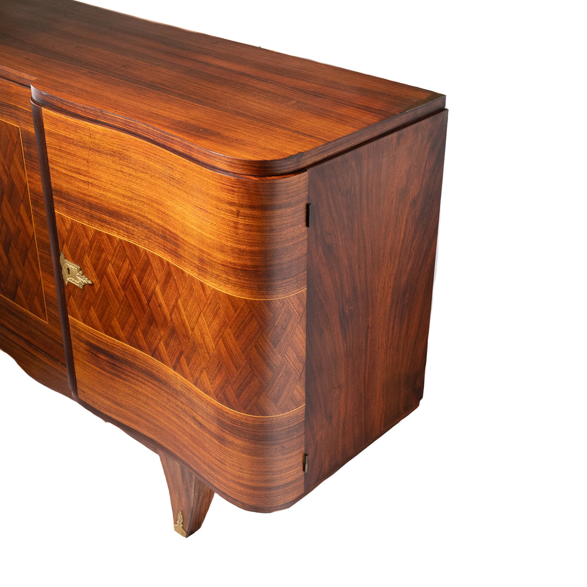 French Art Deco Sideboard in Rosewood and Sycamore