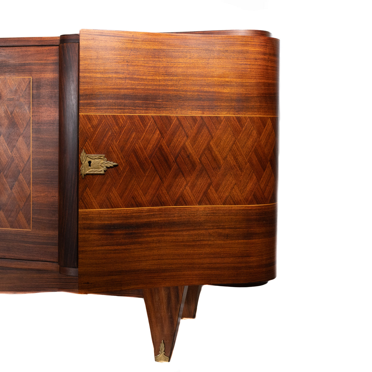 French Art Deco Sideboard in Rosewood and Sycamore