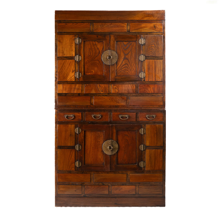 Korean Two-Tier Clothing Chest, Zelkova and Paulownia
