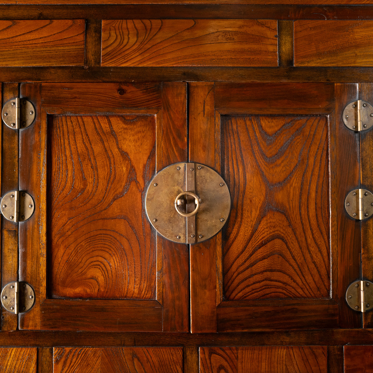 Korean Two-Tier Clothing Chest, Zelkova and Paulownia