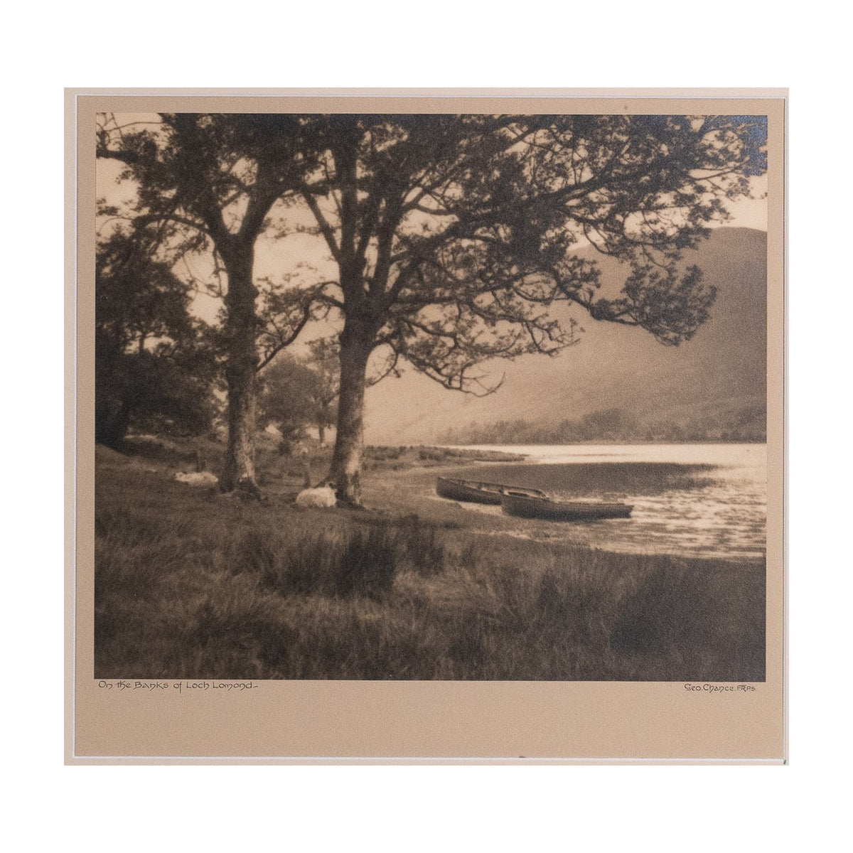 George Chance, 'On the Banks of Loch Lomond', Early 20th Century
