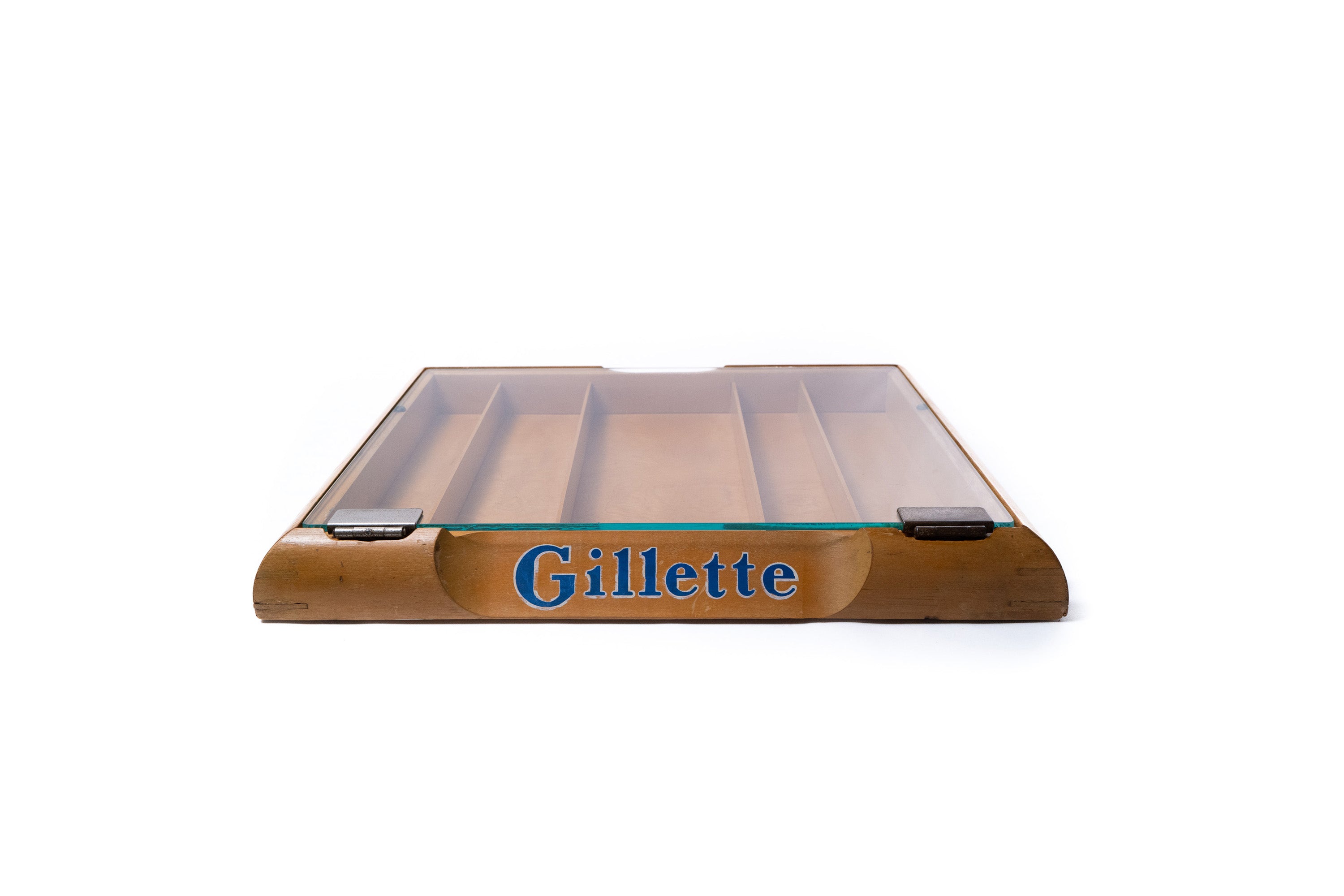 1950s Gillette retail display tray, advertising shop fitting — 1