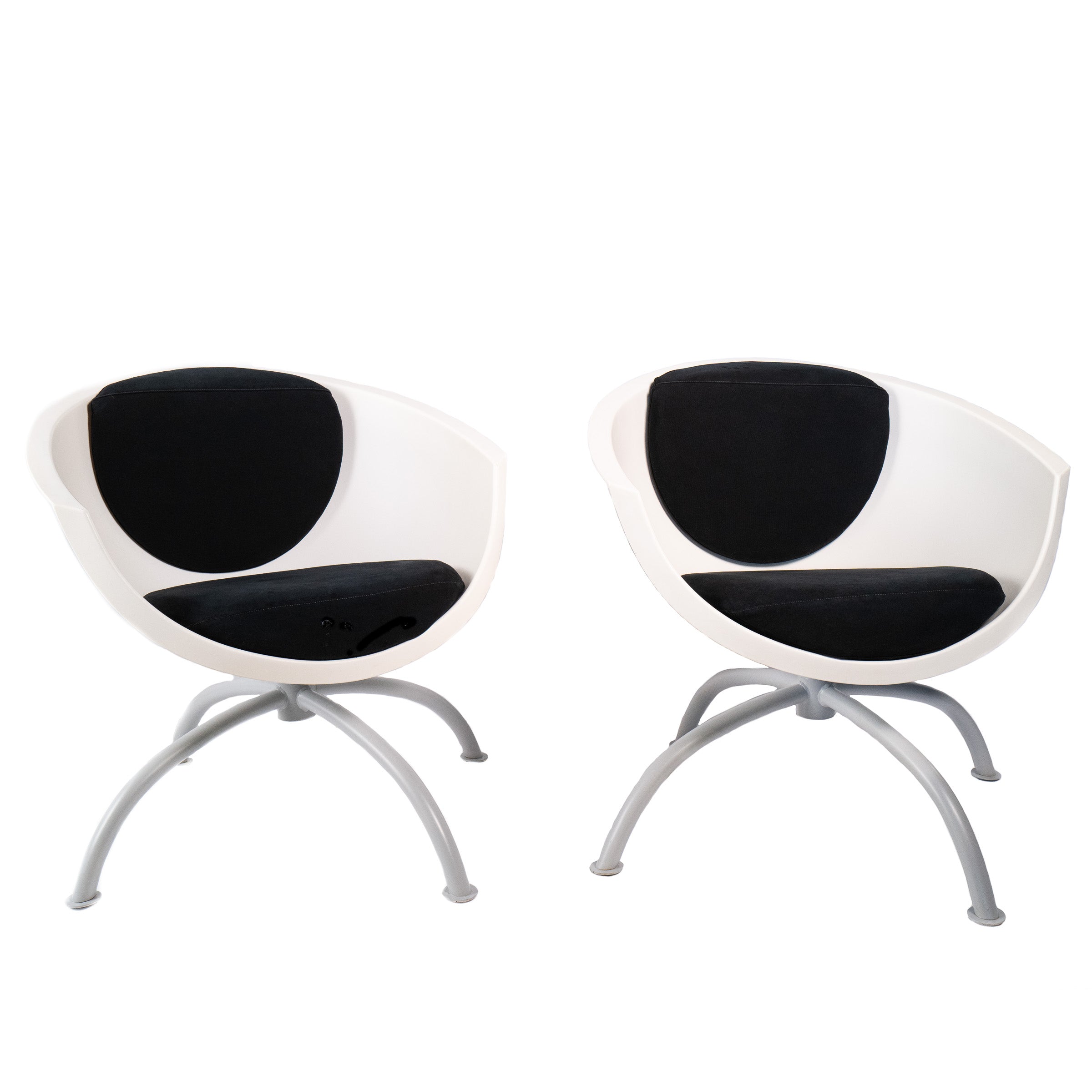 IKEA GUBBO Swivel Chairs, Mia Lagerman (Pair)