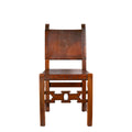 Decro Leather Dining Chairs, Set of Four