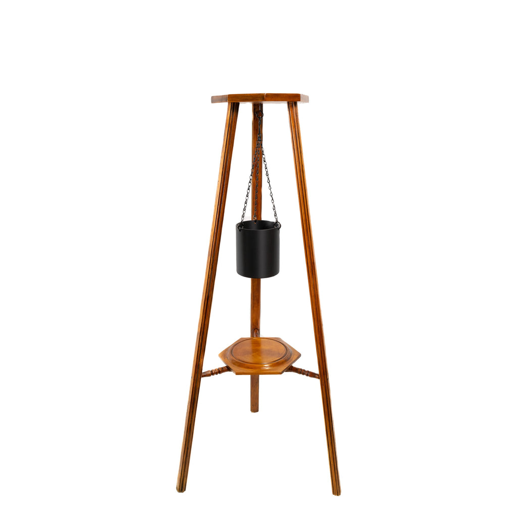Edwardian Pine Plant Stand, Octagonal Top (likely Kauri)