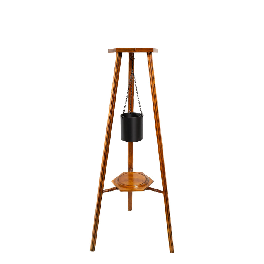 Edwardian Pine Plant Stand, Octagonal Top (likely Kauri)