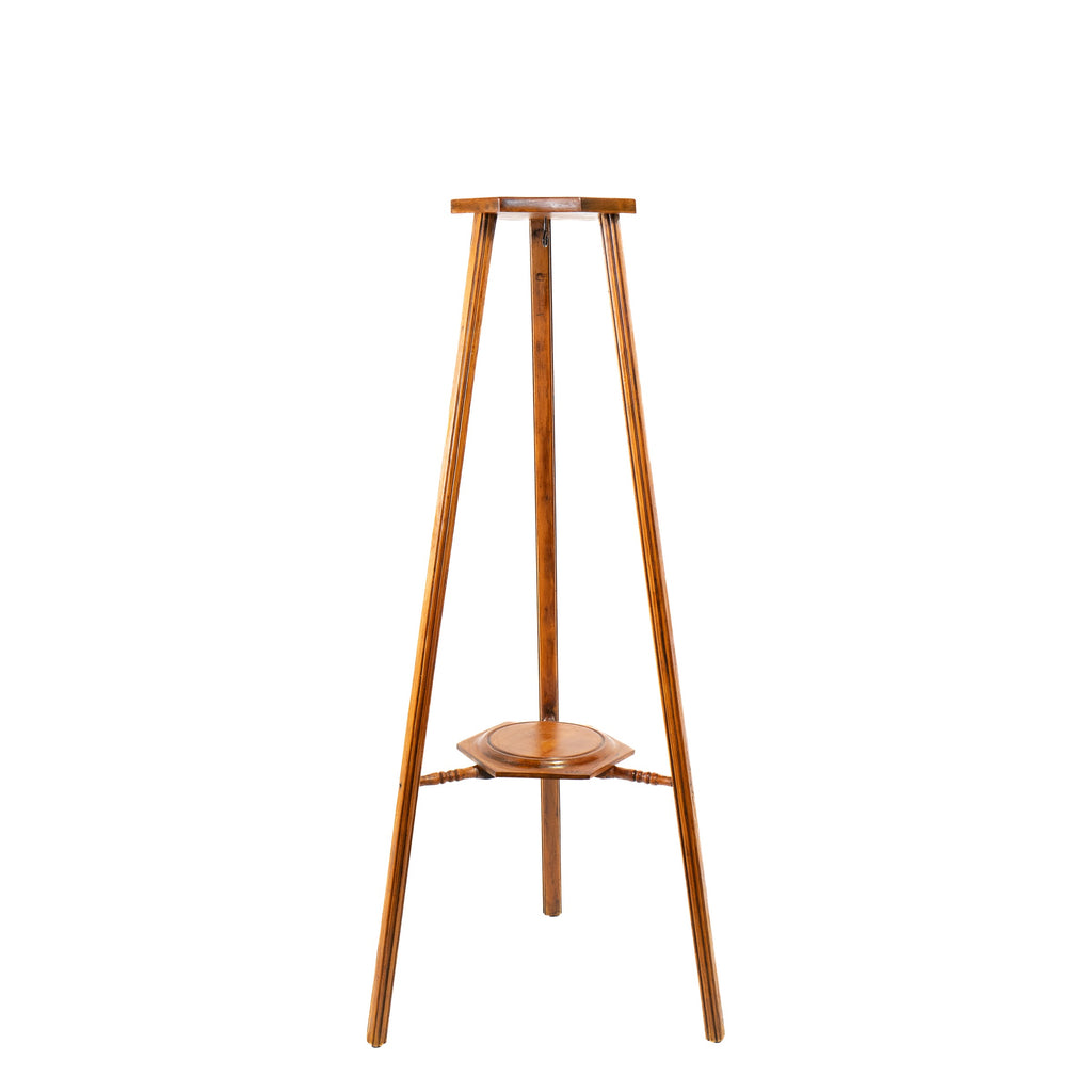 Edwardian Pine Plant Stand, Octagonal Top (likely Kauri)