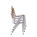 Stacking Chairs, James Leonard for ESA, NSW Education, Set of Four