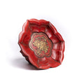Chinese Red Lacquer Altar Offering Dish