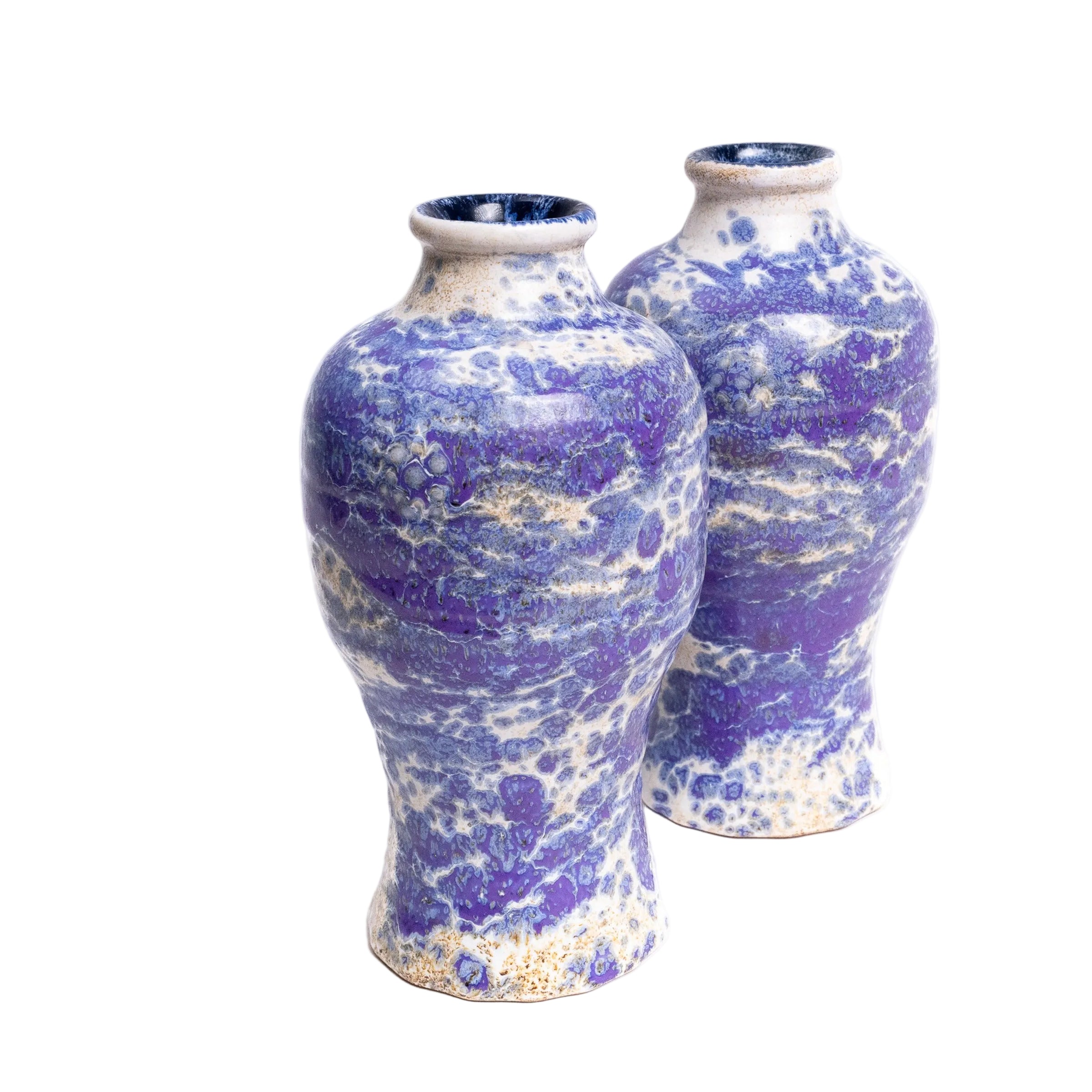 West German Art Pottery Vases, Possibly Marei Keramik
