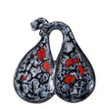 West German Fat Lava Twin-Lobed Dish