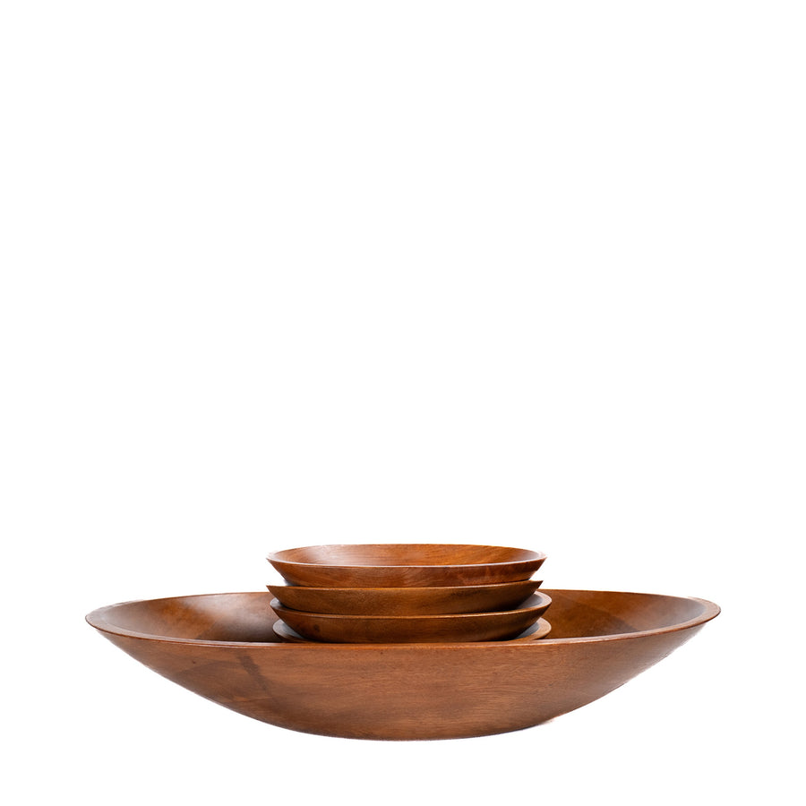 Baribocraft Turned Maple Bowls, Set of Five