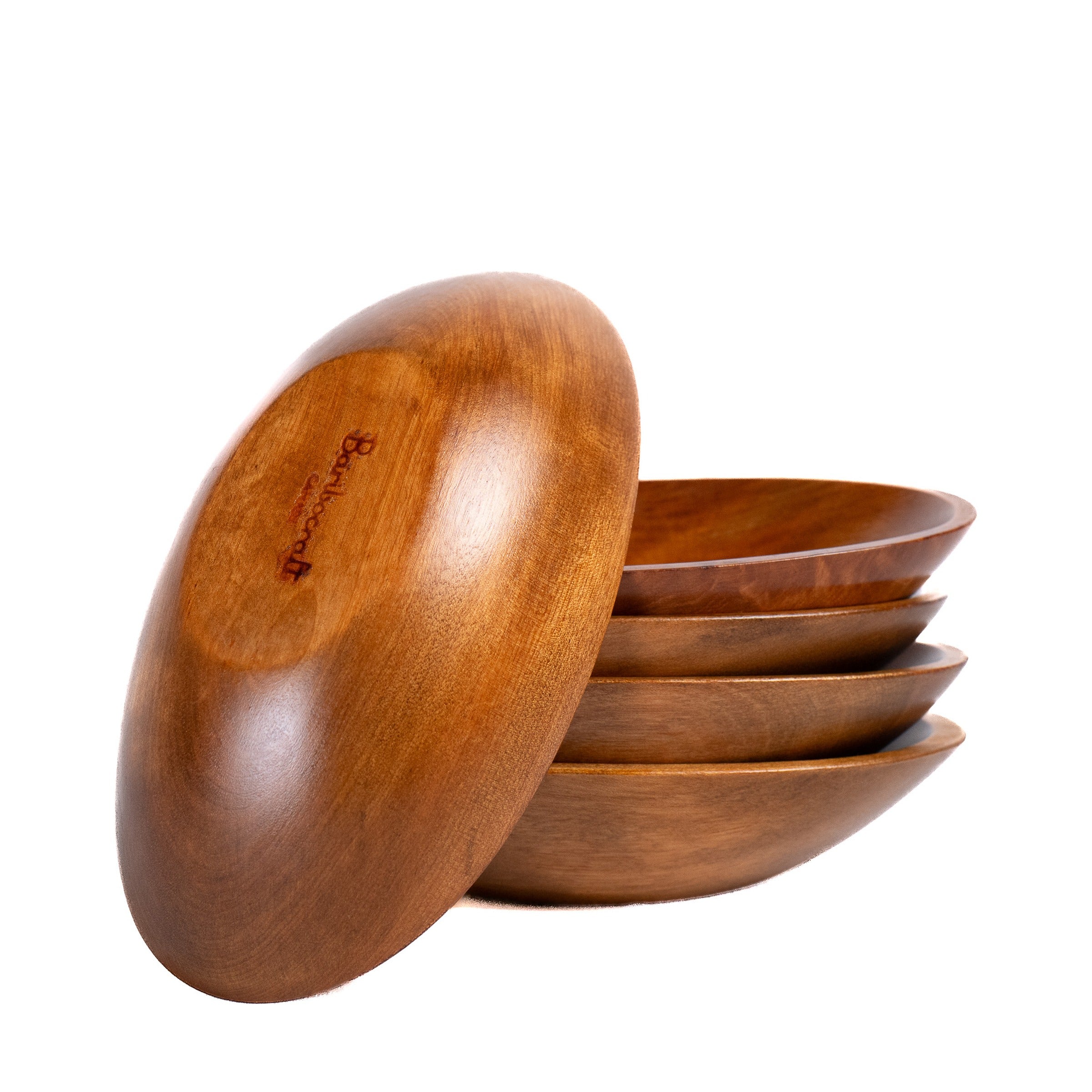 Baribocraft Turned Maple Bowls, Set of Five