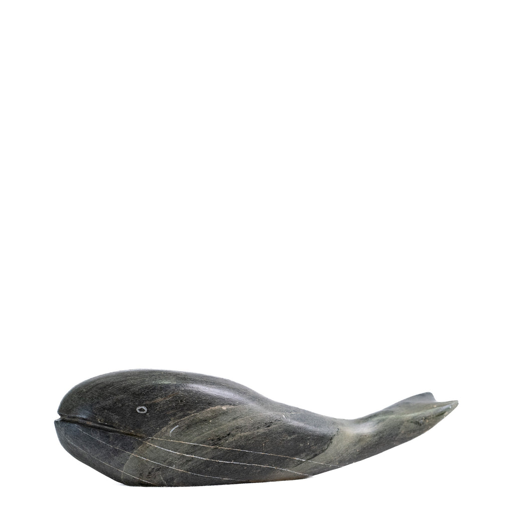 Soapstone Whale by Dieter Muckenheim