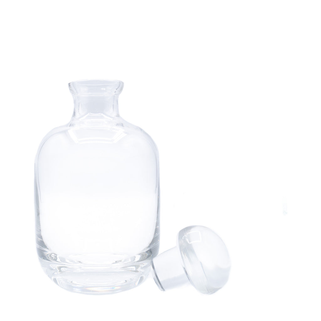 Mid-Century Crystal Decanter, Scandinavian Manner