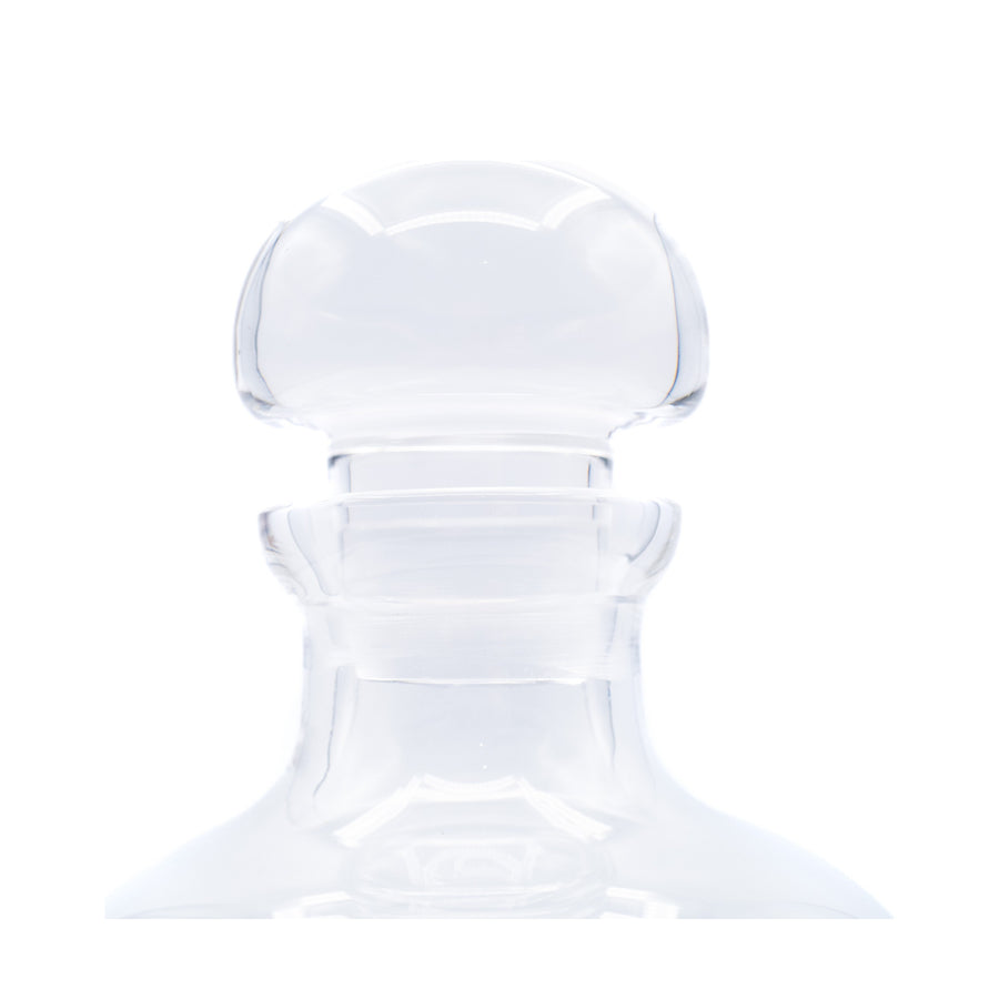 Mid-Century Crystal Decanter, Scandinavian Manner
