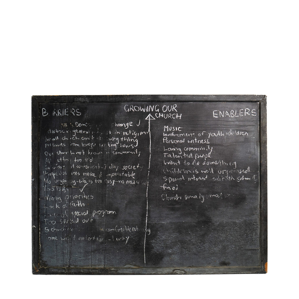 Hand-Painted 'Missionary Work' Record Board