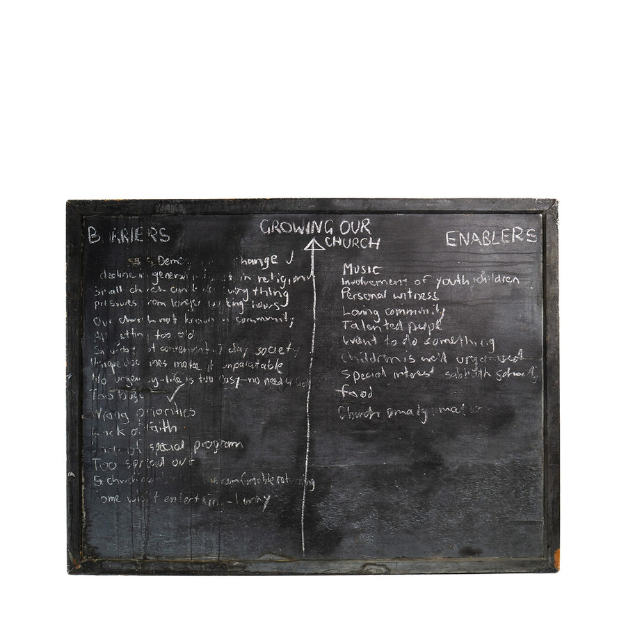 Hand-Painted 'Missionary Work' Record Board