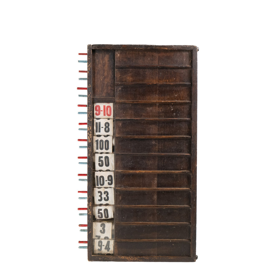 Early-20thC Bookmaker's Betting Odds Board