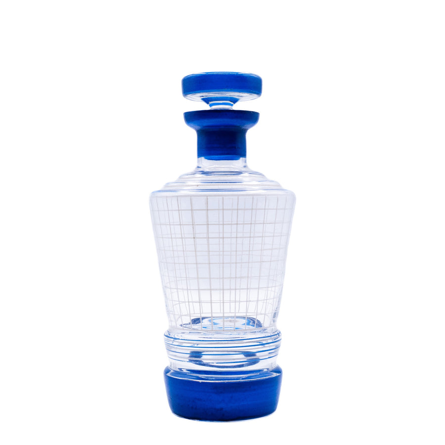 Enamelled Art Deco Spirit Decanter, Bohemian