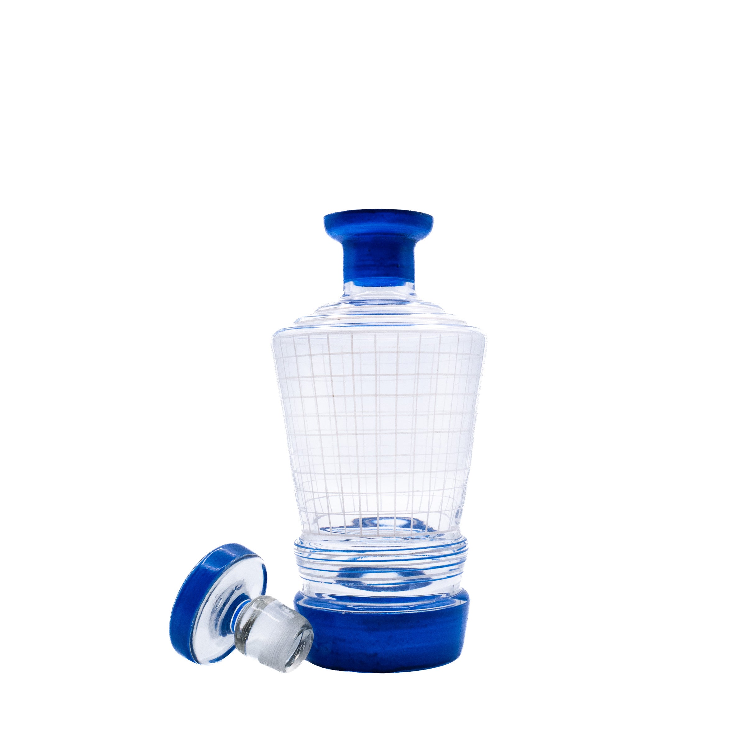Enamelled Art Deco Spirit Decanter, Bohemian