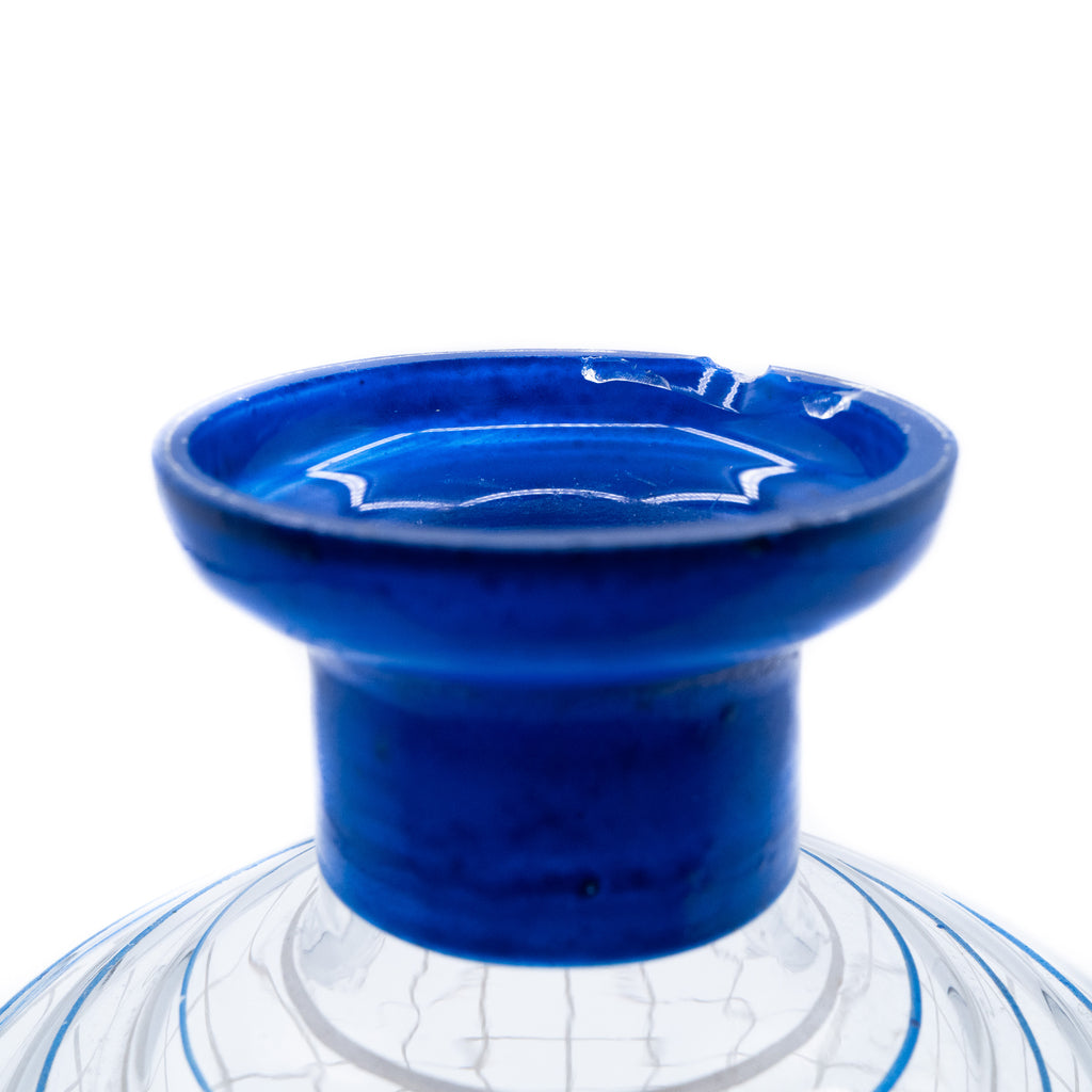 Enamelled Art Deco Spirit Decanter, Bohemian