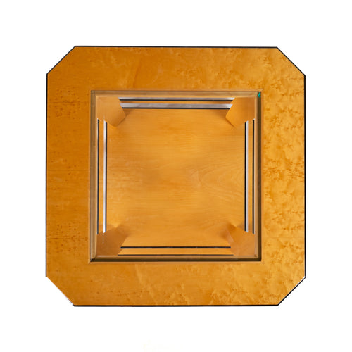 Art Deco Revival Occasional Table, Bird's-Eye Maple, Late 20th Century