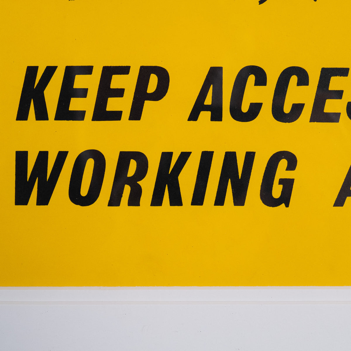 Clem Millward, 'Keep Access to the Working Area Clear', c. 1960s