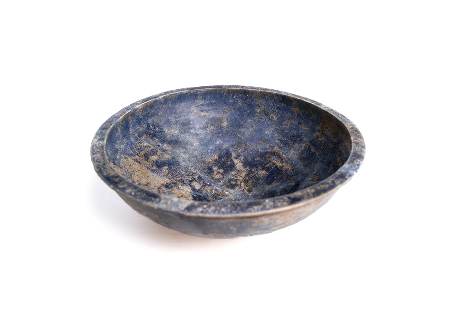 Cobalt-Glazed Earthenware Bowl, Marjorie Ho Collection
