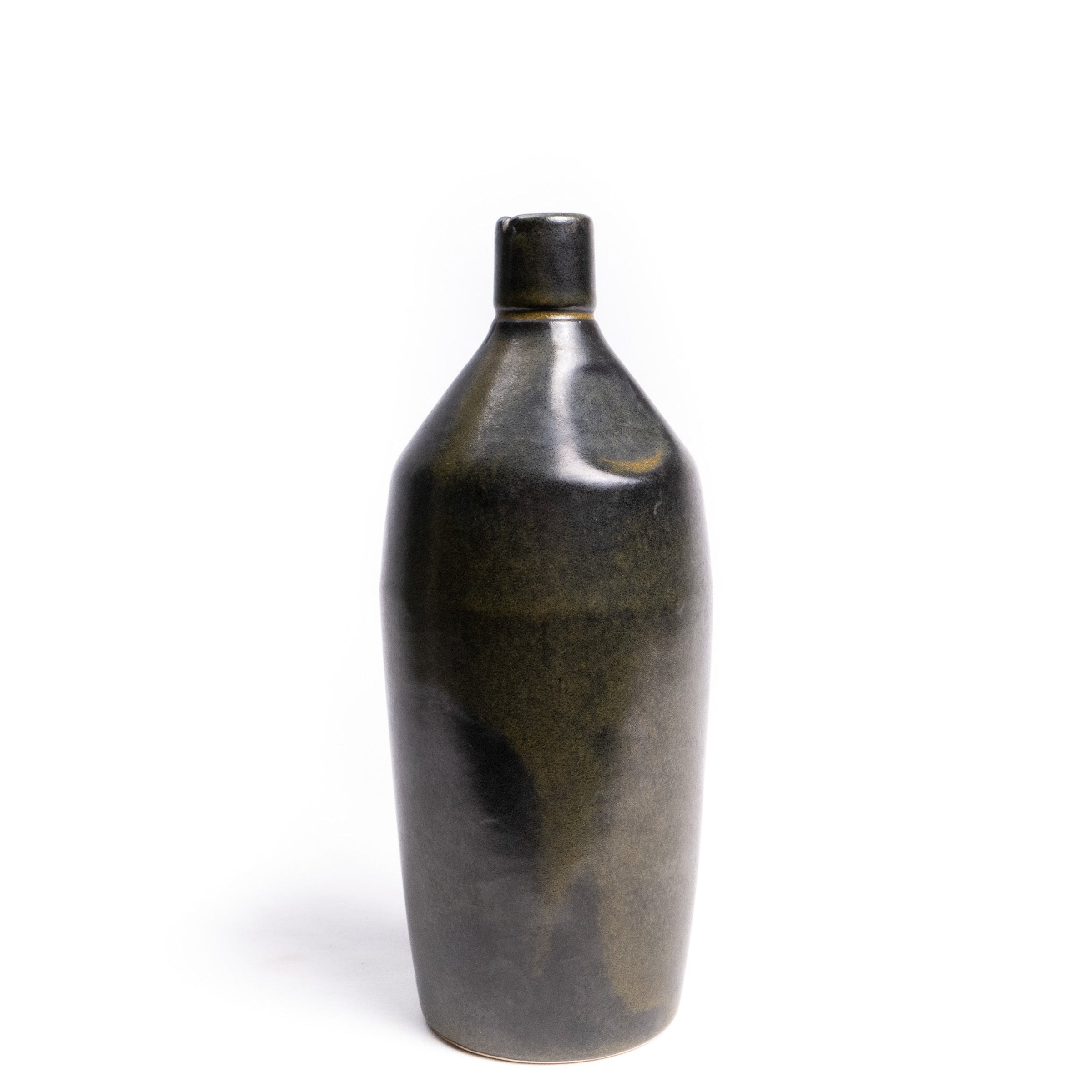 Creation of Man Sicilian Art Pottery Bottle Vase - 1
