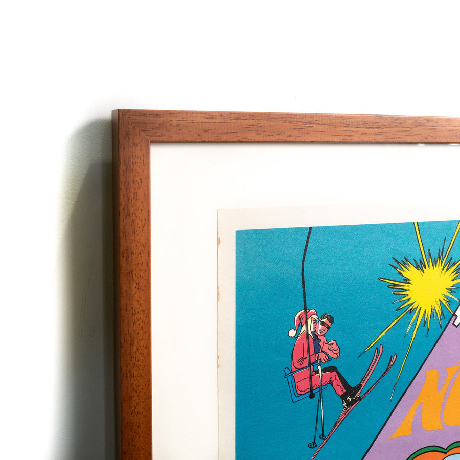 Original Mount Norquay Ski Poster, Banff National Park