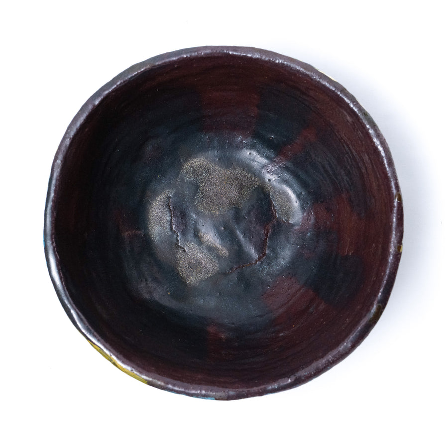 Coil-Built Earthenware Bowl, Signed PEP