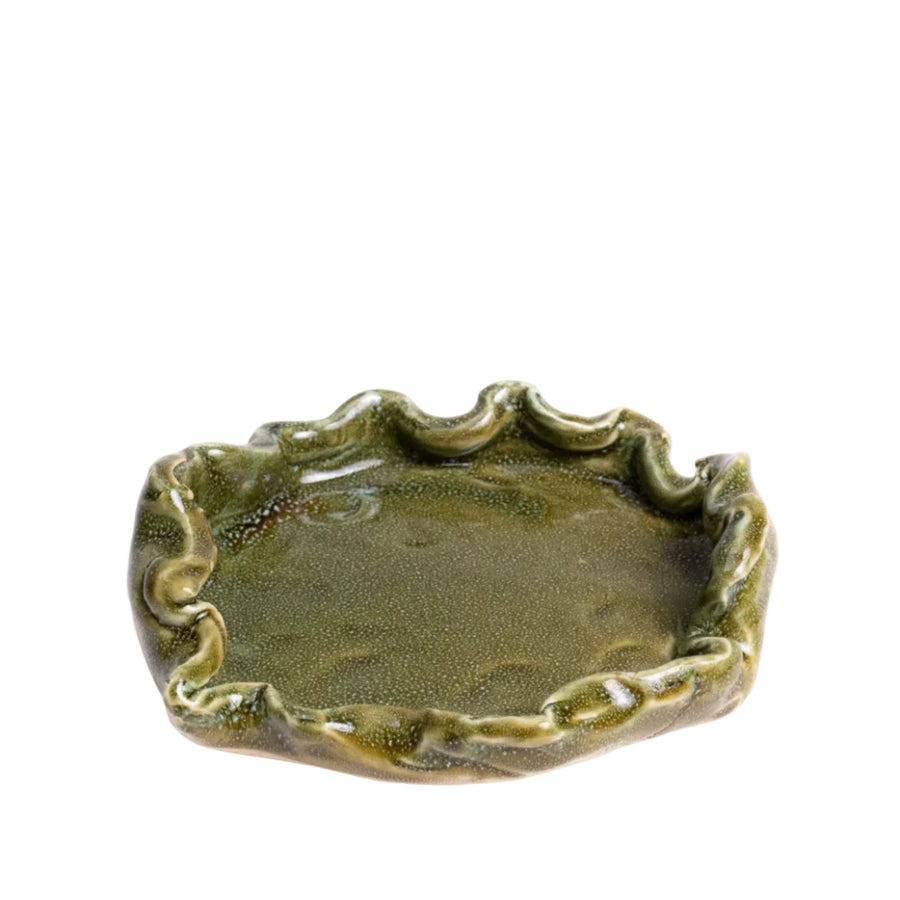 Minka Veal, Ruffled Olive Dish