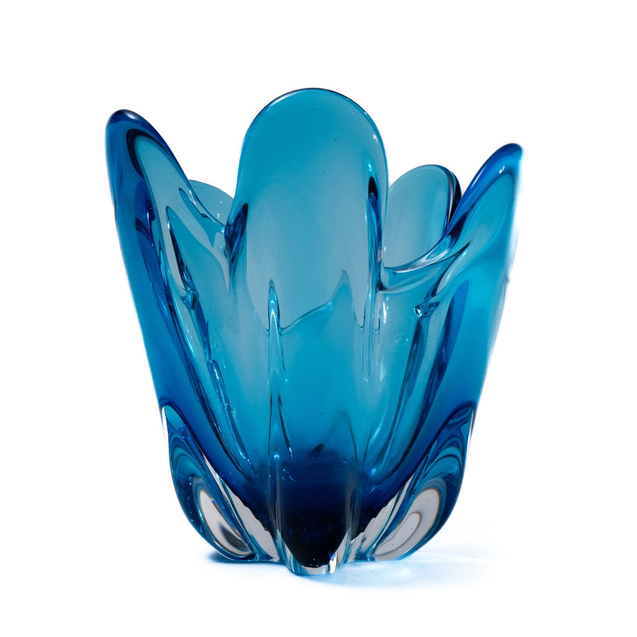 Mid-Century Japanese Iwatsu Hineri Handkerchief Vase