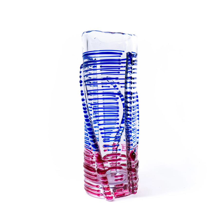 Studio Glass Vase, Attributed to Jiri Suhajek for Moser