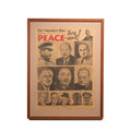 Framed Vancouver Sun 'Peace, They Won It!' Front Page