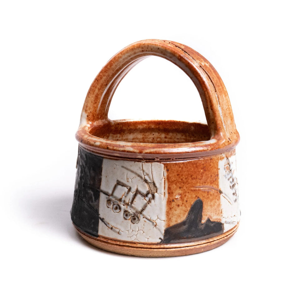 Jan Bell, Small Basket-Form Vessel