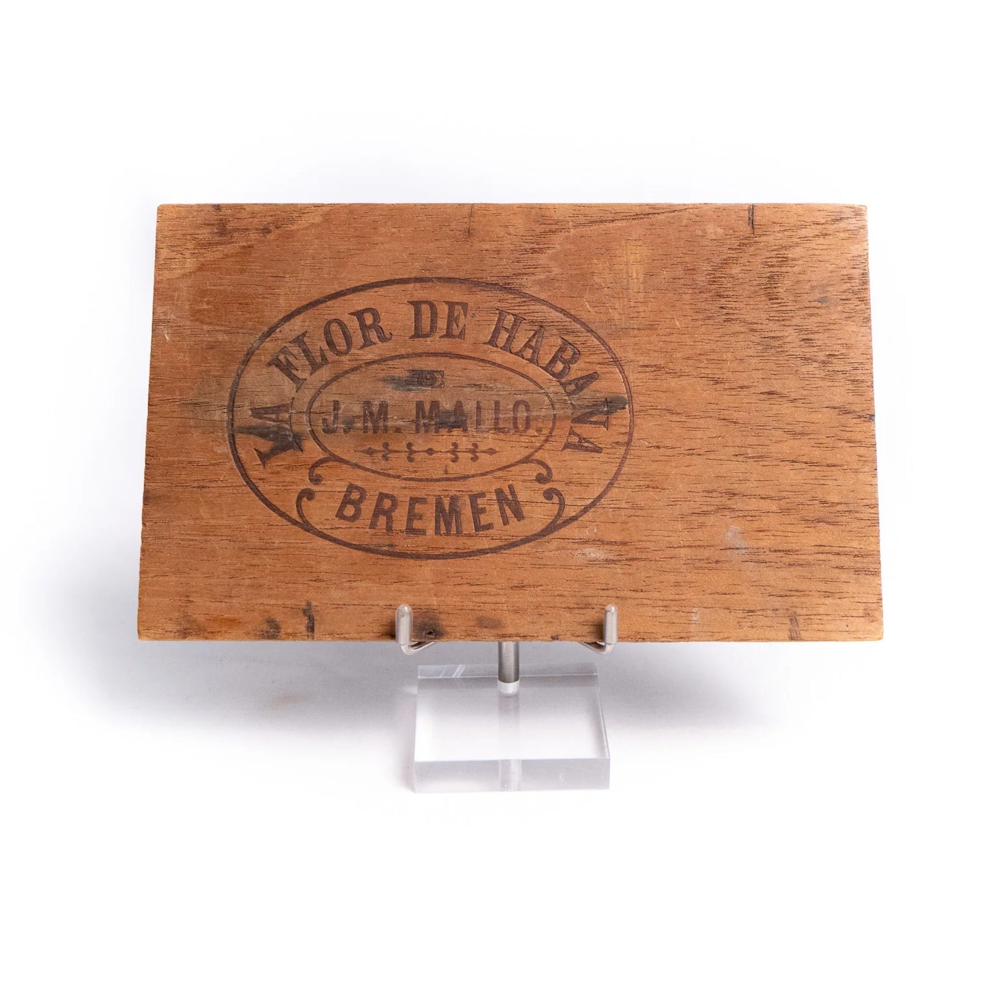 Miniature Landscape on Cigar-Box Lid, Artist Unknown
