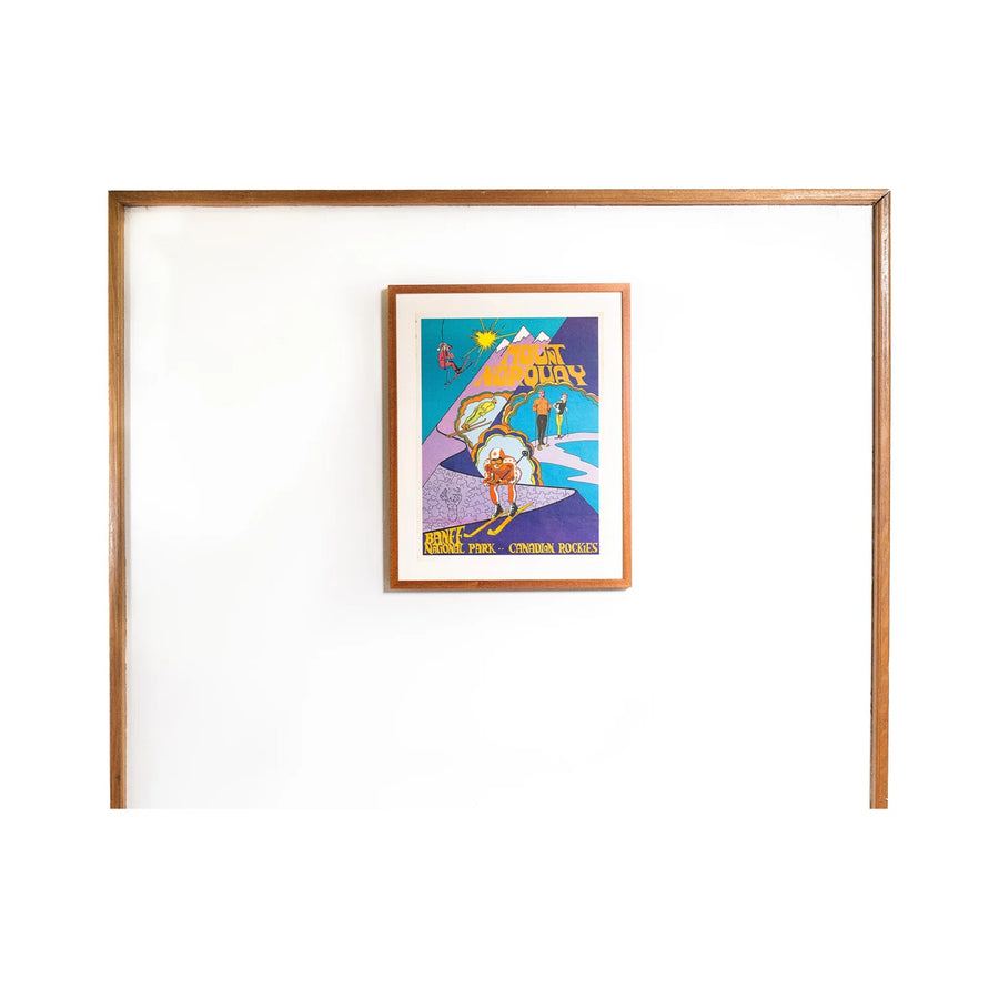 Original Mount Norquay Ski Poster, Banff National Park