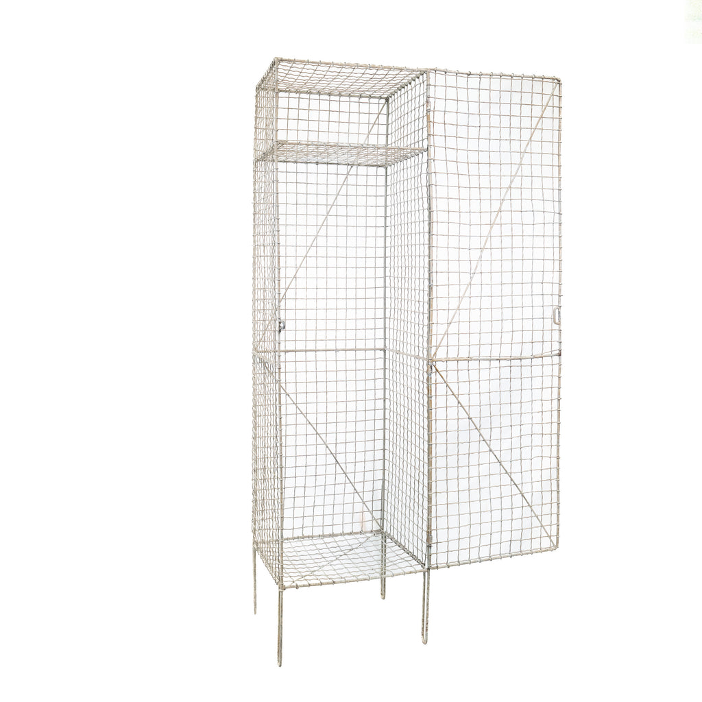 Woven-Wire Mesh Locker, Early 20th Century