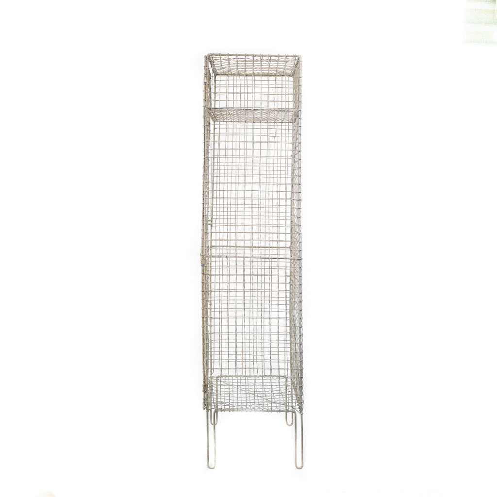 Woven-Wire Mesh Locker, Early 20th Century