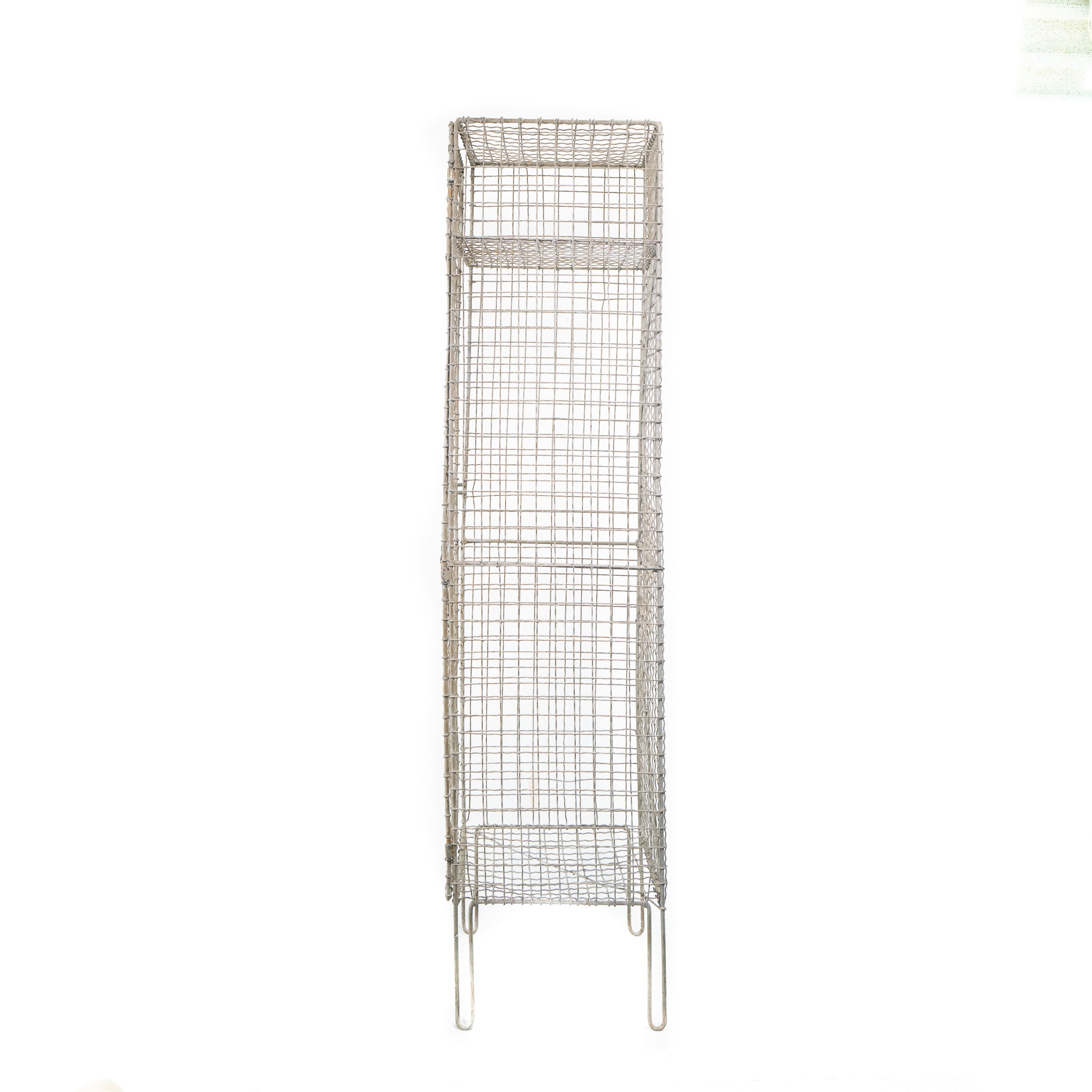 Woven-Wire Mesh Locker, Early 20th Century