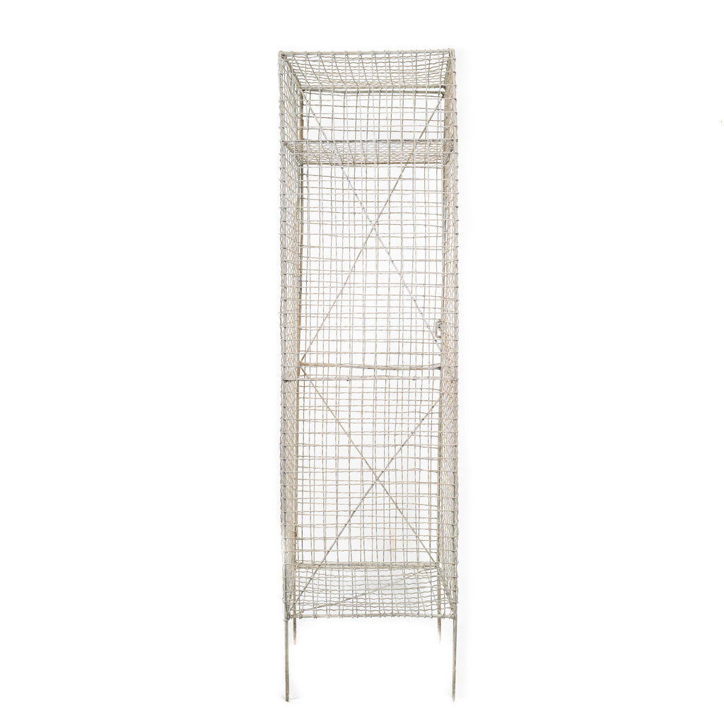 Woven-Wire Mesh Locker, Early 20th Century