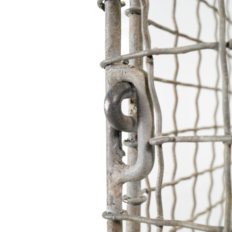 Woven-Wire Mesh Locker, Early 20th Century